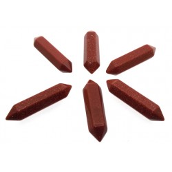 Goldstone Crystal Double Terminated Mini Gemstone Wand